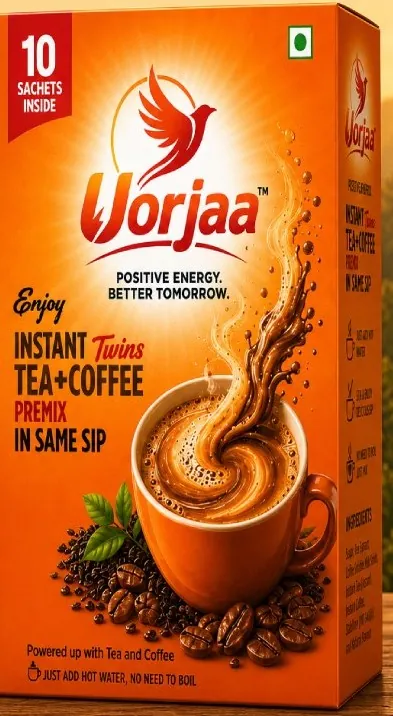 Uorjaa Instant Twins Tea + Coffee Premix pack