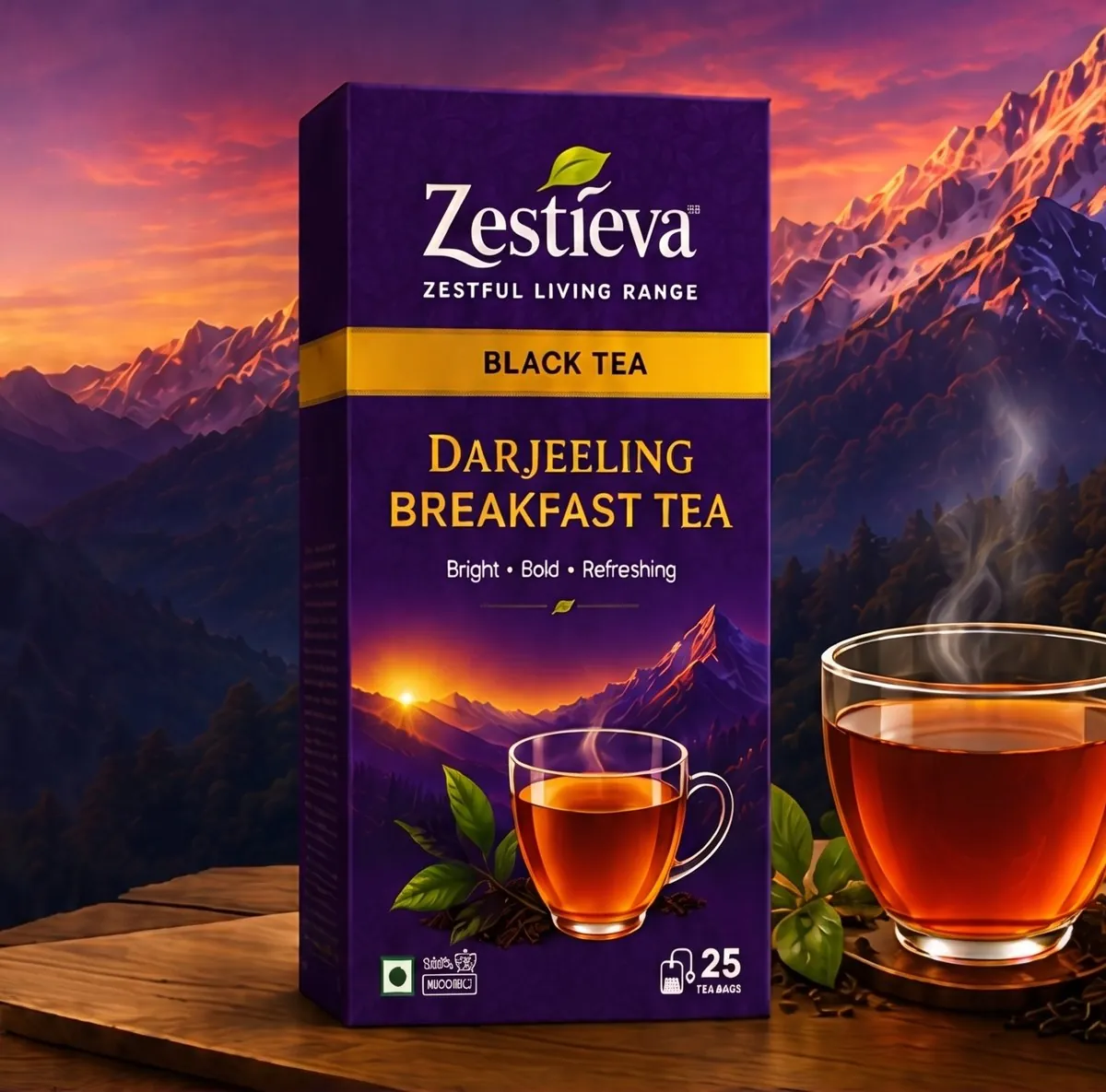 Zestieva Darjeeling Black Tea pack