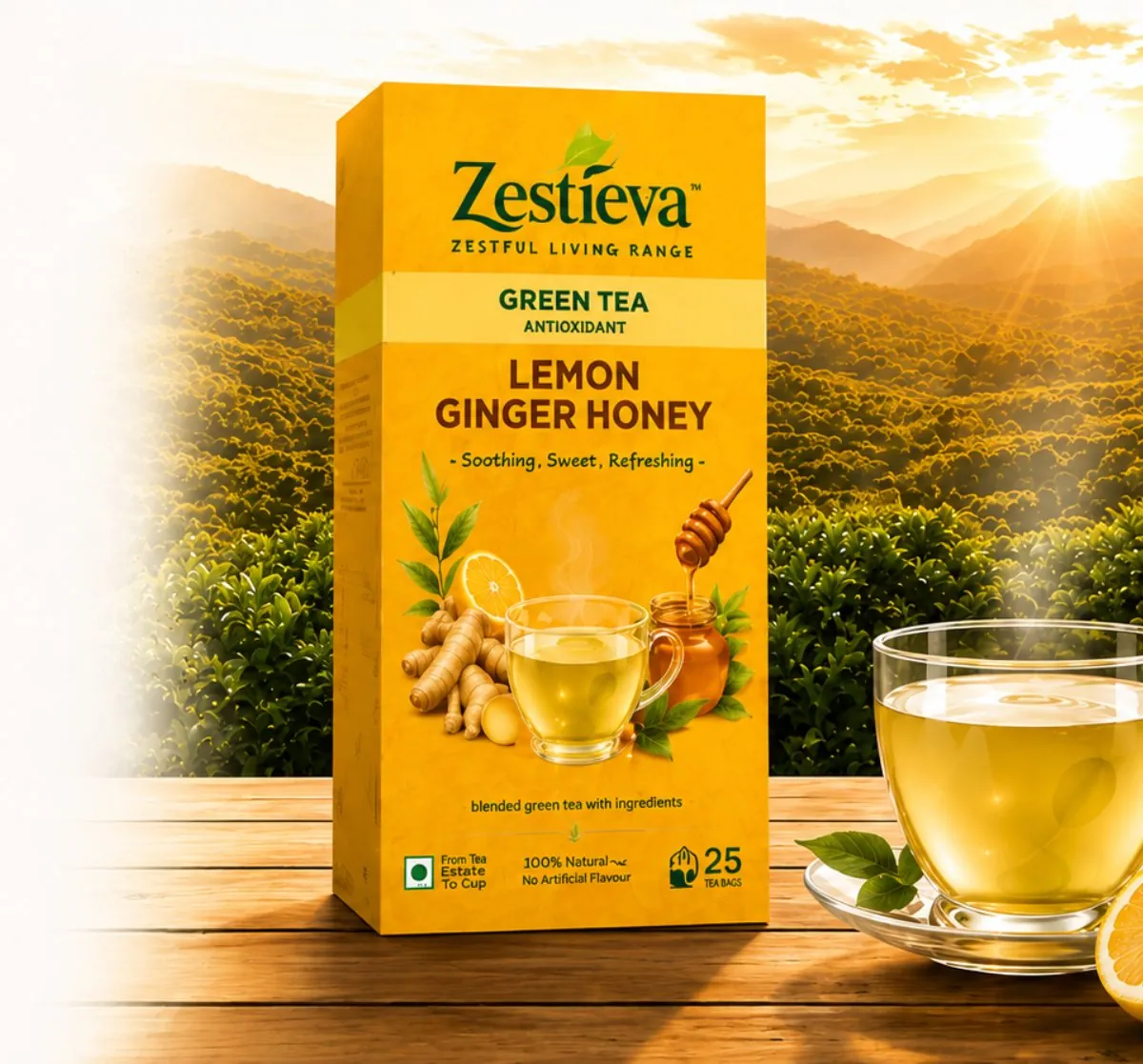 Zestieva Lemon Ginger Honey pack